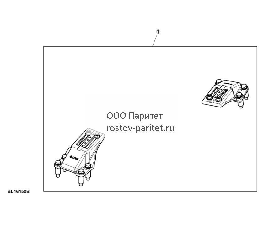 Комплект для самостоятельной установки, опора основания, передние крылья, 3-секционный мост MFWD, неподвижный - ST922038 57.jpg